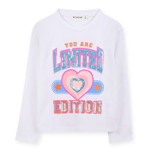 Billieblush Girls Limited Edition l/s T-Shirt ~ White
