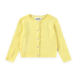 Molo Baby Gabby Ribbed Knit Cardigan ~ Sunbright