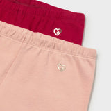 Mayoral Baby Girl 2pc Leggings Set ~ Brick Red/Pink