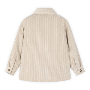 Mayoral Boys Ribbed Velour Button Down Shirt ~ Froth