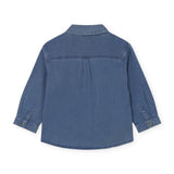 Mayoral Baby Boy Soft Denim Button Down Shirt ~ Medium Wash