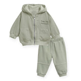 Play Up Baby Fleece Zip Hoodie & Sweatpants Set ~ Sage