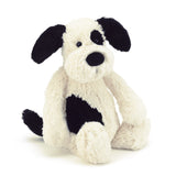 Jellycat Bashful Black & Cream Puppy