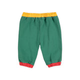 Bobo Choses Baby Tic Tac Toe Color Block Zip Sweatshirt, Duck l/s Tee & Joggers Set ~ Navy/Green Multi