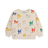 Bobo Choses Baby Wonder Horse Printed Sweatshirt & Harem Pants Set ~ Off-White