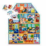 Mudpuppy My House, My Home 100pc House-Shaped Puzzle