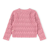 Molo Baby Gio Knit Cardigan ~ Fox Glove