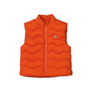 Mayoral Baby Boy Jam In The City Sweatshirt, Sweatpants & Puffer Vest Set ~ Orange