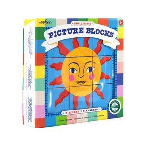 eeBoo Simple Things Picture Blocks Puzzle