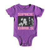 Rowdy Sprout Spice Girls s/s Onesie ~ Plum Diggity
