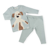 Oh Baby! Large Puppy 2pc Set ~ Sea/Natural