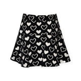 Baby Sara Embellished Knit Hearts Sweater & Skirt Set 7-12 ~ Black Multi