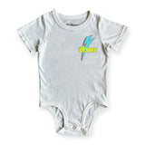 Rowdy Sprout Bowie Checker s/s Onesie ~ Vintage White