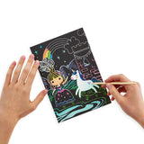 Ooly Scratch & Scribble Art Kit ~ Princess Garden