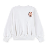 Molo Marge Smiley Sweatshirt 7-12 ~ Buttercream
