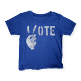 Rowdy Sprout Vote Peace s/s Tee ~ Blue