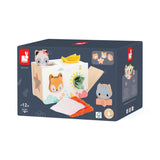 Janod Pure Fabrics Shape Sorter Box