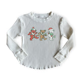 Rowdy Sprout Baby Grateful Dead 3 Bears Holiday Thermal l/s Tee ~ Vintage White