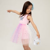 Petite Hailey Rylee Tutu Dress ~ Purple Multi