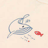 Petit Bateau Baby Boy s/s Graphic Tee & Denim Shorts Set ~ Whale/Blue