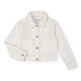 Mayoral Girls Twill Jacket ~ Natural