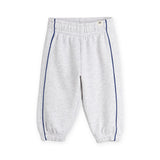 Mini Rodini Baby Siamese Cat Sweatshirt & Sweatpants Set ~ Light Heather Grey