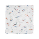 Little Unicorn Cotton Muslin Swaddle ~ Mermaids