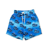 Mish Baby Surf Paradise Swim Trunks ~ Cobalt/Turquoise