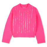 Billieblush Sequin Knit Sweater & Skirt Set ~ Pink