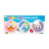 Ooly Creatibles DIY Air Dry Clay Kit ~ 3pc