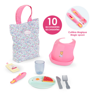 Corolle Large Mealtime Set ~ Floral