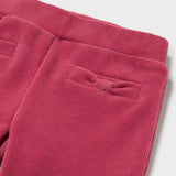 Mayoral Baby Girl Ribbed Velour Flare Leggings ~ Petal