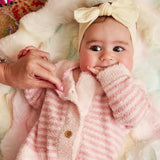 Magnetic Me Chenille Romper ~ Pink