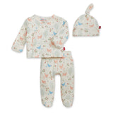 Magnetic Me Cotton 3pc Kimono Set ~ Chicken Tender