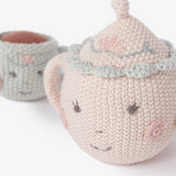Elegant Baby Knit Tea Cup & Tea Cup w/ Gift Box