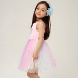 Petite Hailey Rylee Tutu Dress ~ Purple Multi