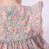 Petit Bateau Baby Floral Print s/s Dress w/ Bloomers ~ Multi