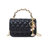 Tiny Treats Classic Link Chain Top Handle Handbag w/ Charms