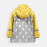 7am Rainwear Rain Jacket ~ Stars Yellow