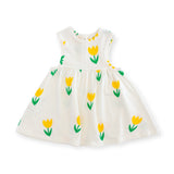 Oh Baby! Tulip Print Tank Dress ~ Oyster