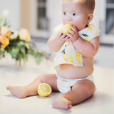 Little Unicorn Cotton Muslin Classic Bib 3 Pack ~ Berry Lemonade