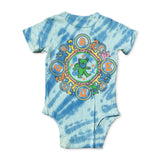 Rowdy Sprout Grateful Dead Kaleidoscope s/s Onesie ~ Tie Dye