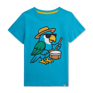 Appaman Boys Parrot Graphic s/s Tee ~ Teal