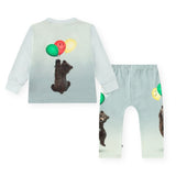 Molo Baby Eloy l/s Tee and Sabb Soft Pants Set ~ Balloons