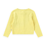 Molo Baby Gabby Ribbed Knit Cardigan ~ Sunbright