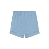 Petit Bateau Baby Multi Striped s/s Tee w/ Ice Cream Patch & Shorts Set ~ White Multi/Blue