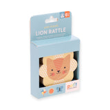 Petit Collage Petit Friends Lion Rattle