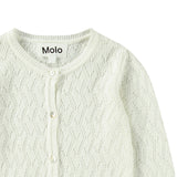 Molo Baby Gilli Cardigan ~ Crisp White