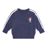 Huxbaby Sporty Stripe Sweatshirt & Sweatpants Set ~ Ink