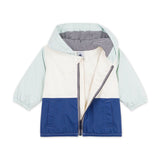 Petit Bateau Baby Color Block Hooded Jacket ~ Multi